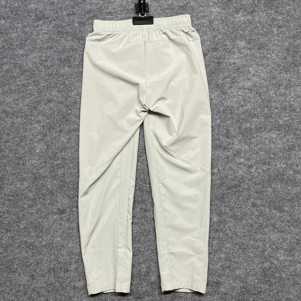 Adidas Pants Mens Small Gray Training Tapered Lightweight Running Joggers